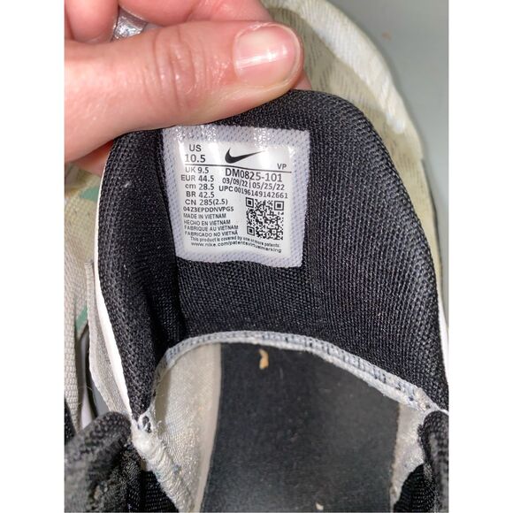 Nike Giannis Immortality 2 Victoria Falls Sneakers, White Tennis Shoes, Sz 10.5 - Picture 6 of 12